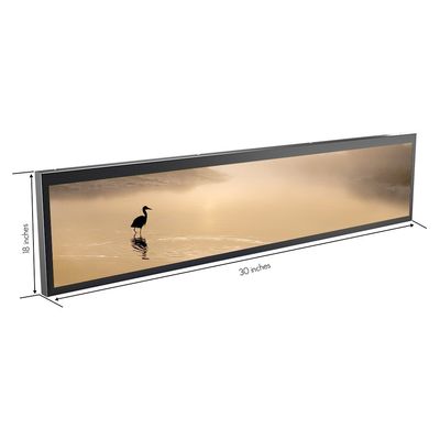 24Inch 1920x540 Digital Stretched Bar LCD Display for Metal Advertising