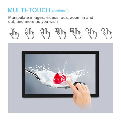 24&quot; Capacitive Portable Monitor Touchscreen LCD Digital Signage Player