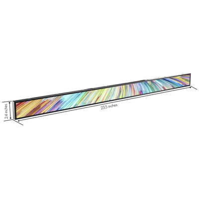 Shelf Led Stretched Bar LCD Display Video Signage 35Inch